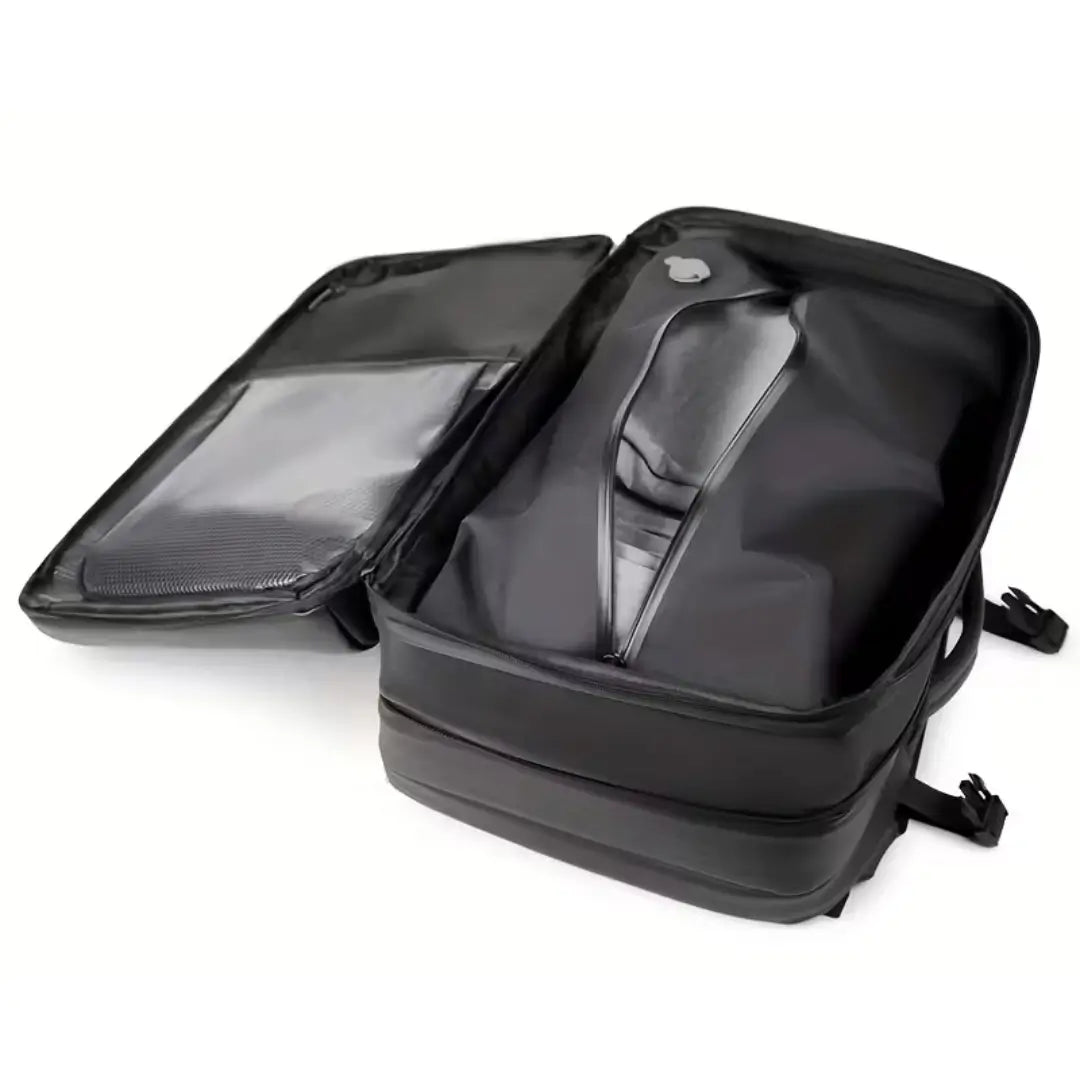 Traveling Bag Vacuum Compression With Air Pump Device 17-Inch Backpack, Waterproof Oxford Fabric