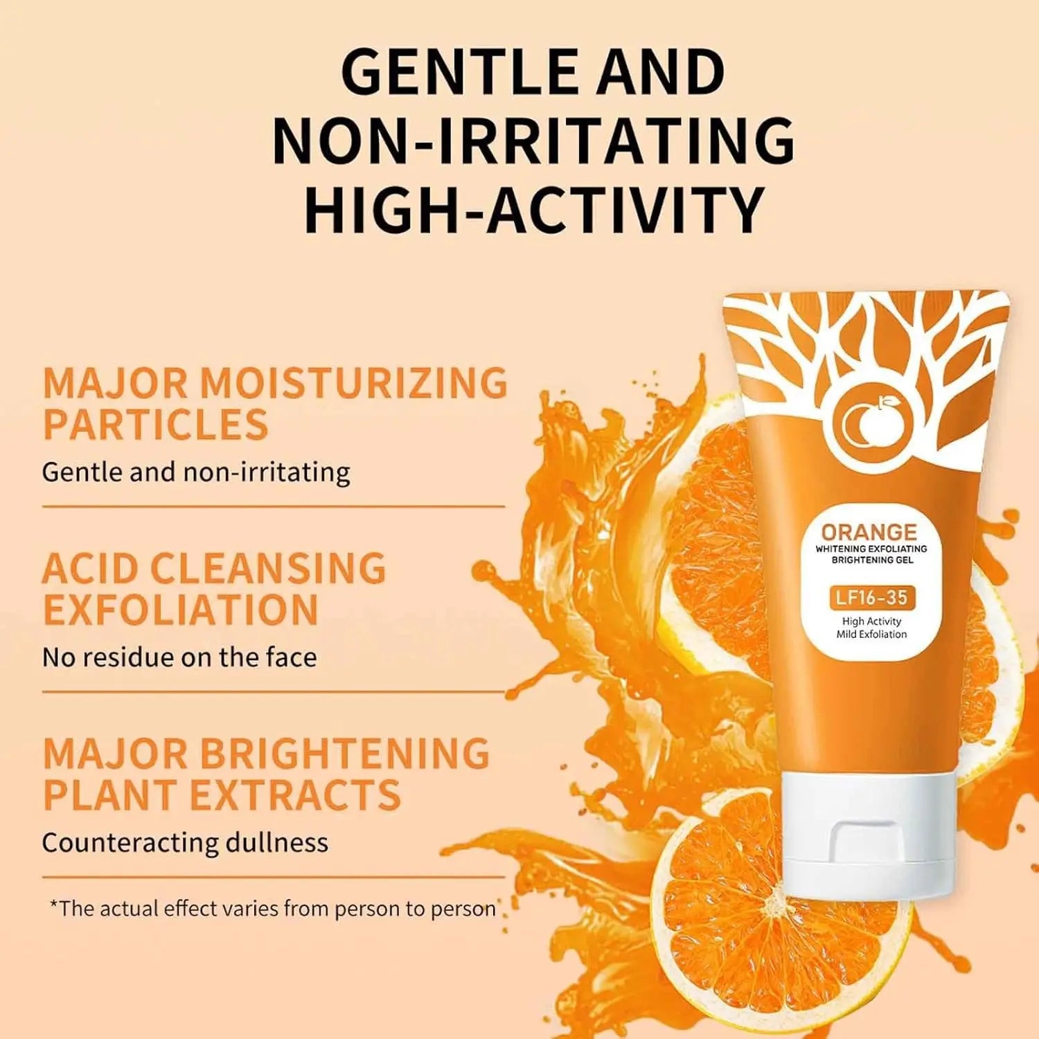 Orange Exfoliating Gel for Face & Body All Skin Types-  جل البرتقال لتقشير الوجه والجسم - لجميع أنواع البشرة