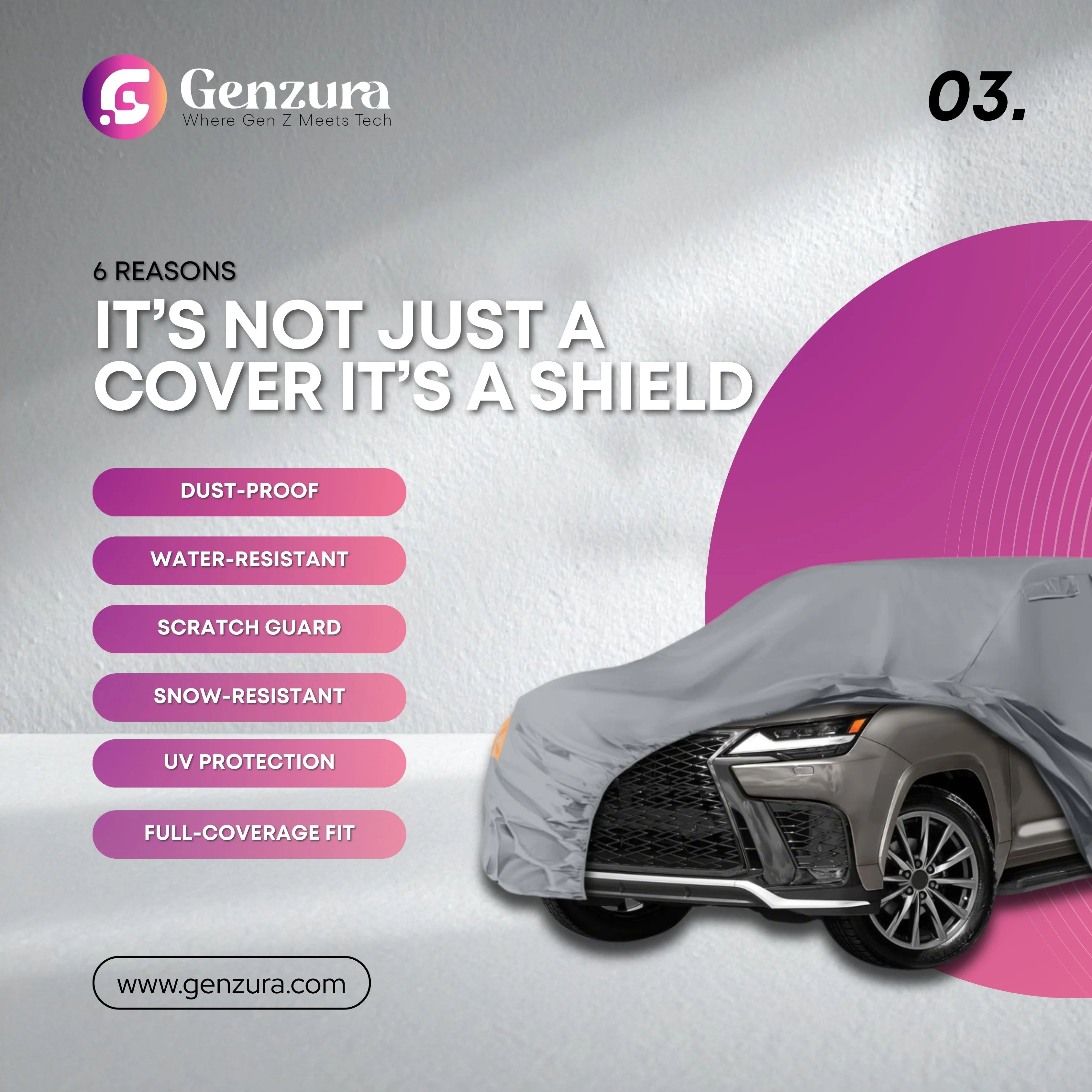 Desert-Proof Car Cover – Waterproof, UV & Scratch Resistant | Full Outdoor Protection for Hatchbacks & Sedans (Silver, Dacron Material)