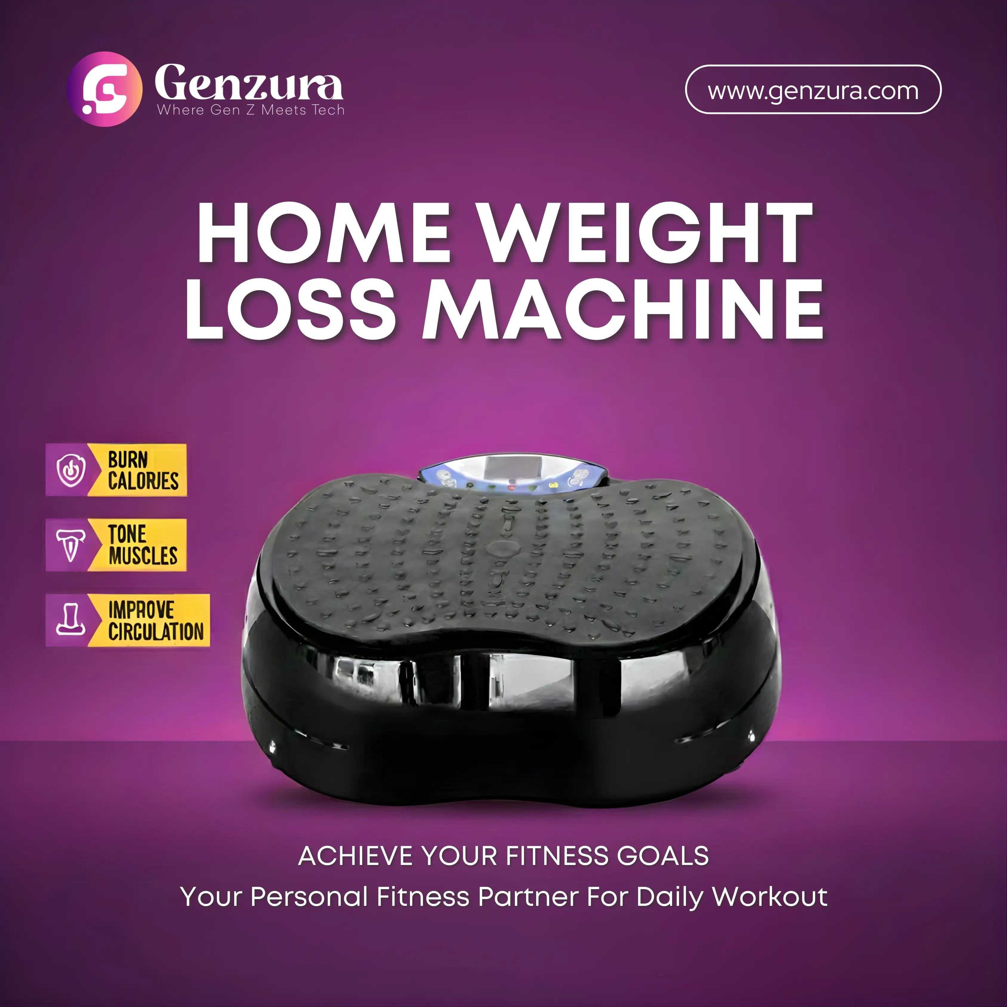 Weight Loss Vibration Machine with bluetooth