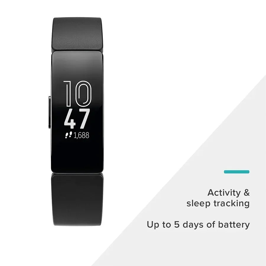Fitbit Inspire Fitness Tracker – Waterproof Smartwatch with GPS, Sleep & Activity Tracking, Compatible with iOS & Android