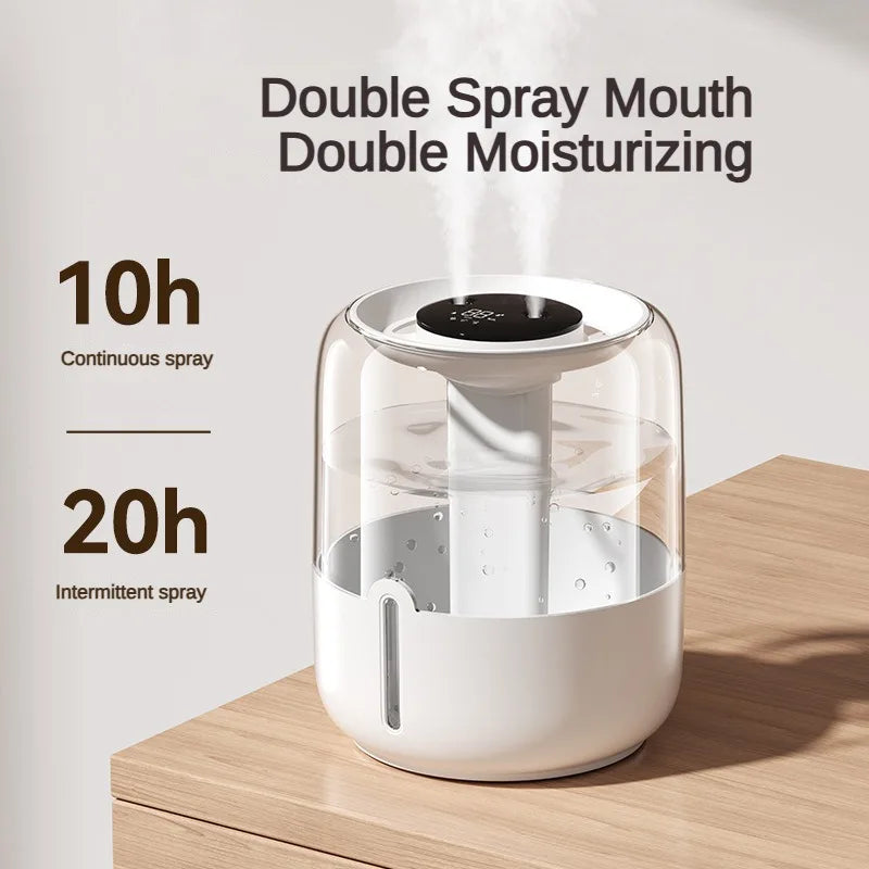 MIJIA Portable USB Humidifier – 6.1L Classic Columnar Design, 300ml/h Mist Output, Silent & Auto Shut-Off (21–30㎡ Coverage)