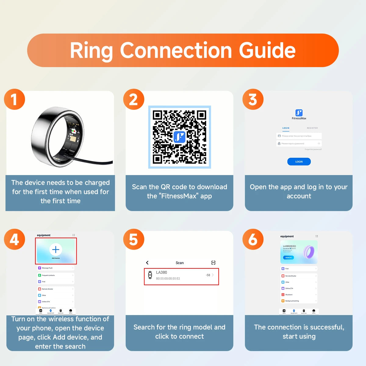 Smart Ring – Sleep Monitoring, Blood Oxygen & Pressure Measurement, Multi-Sport Modes