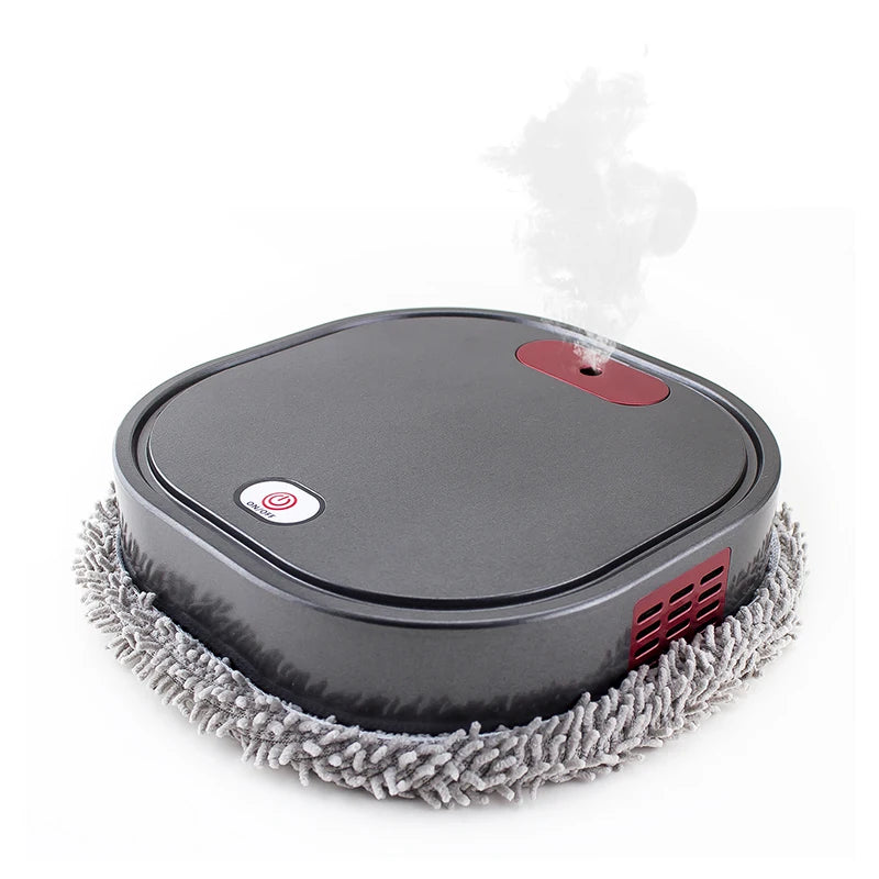 Dry & Wet Robot Vacuum Cleaner – Smart Sweeping Mop with Spray Humidification, UV Disinfection & Low Noise (1500mAh Battery)