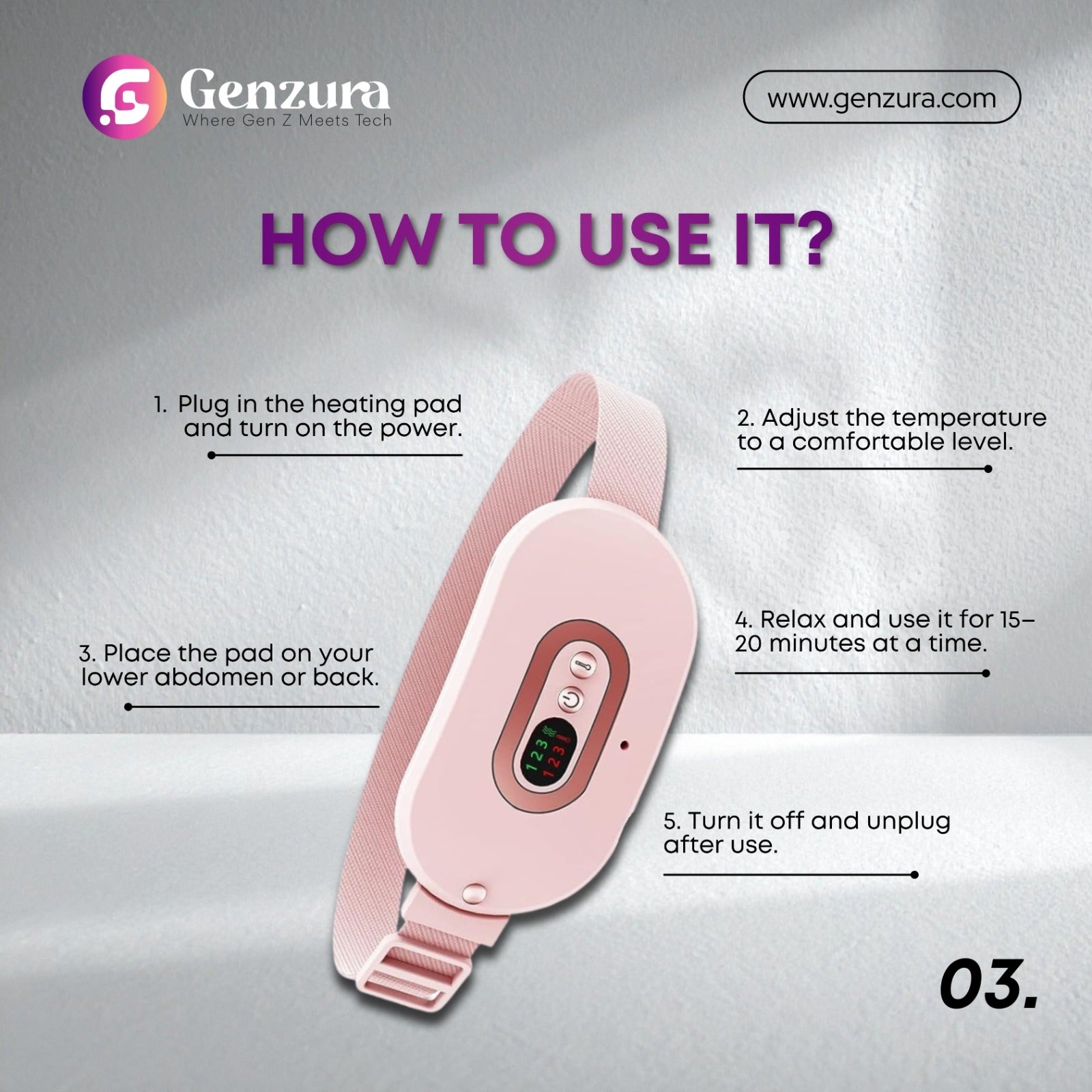 Period Heating Pad Relieve